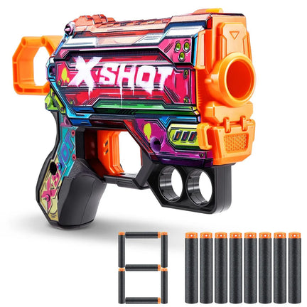 X-Shot Skins Menace Blaster - 8 Darts (Styles Vary)